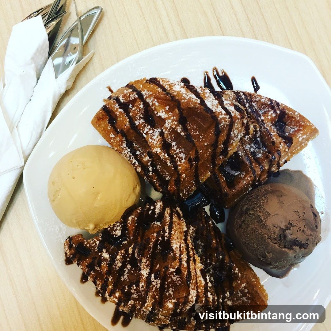 Waffles with Ice Cream