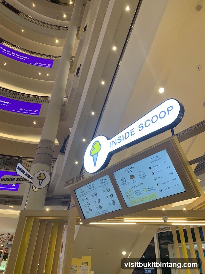 Inside Scoop Menu