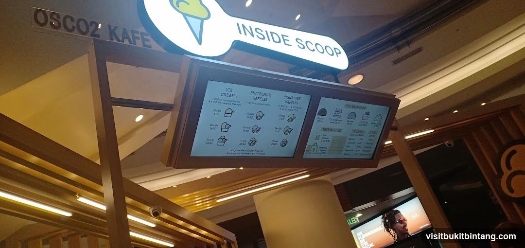 Inside Scoop Menu