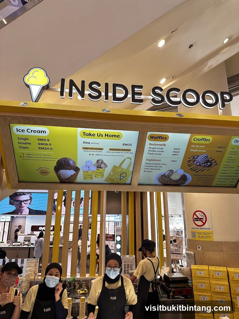 Inside Scoop Menu