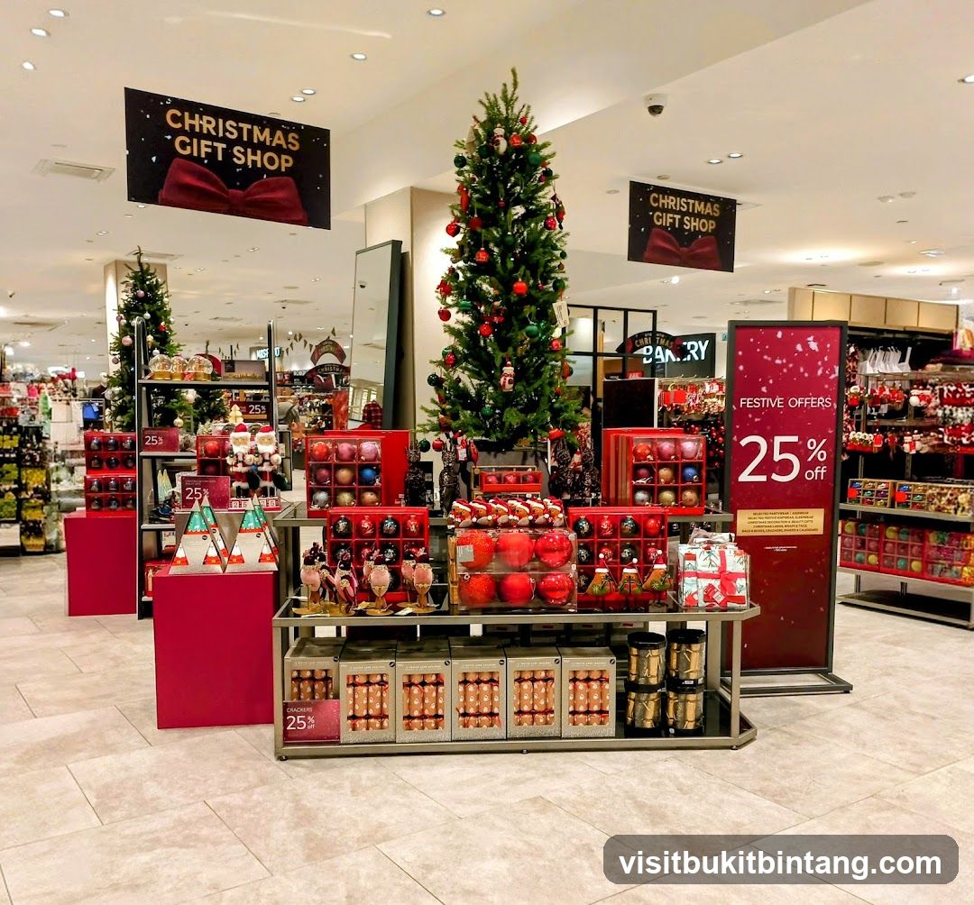 Christmas Gift Shop Display
