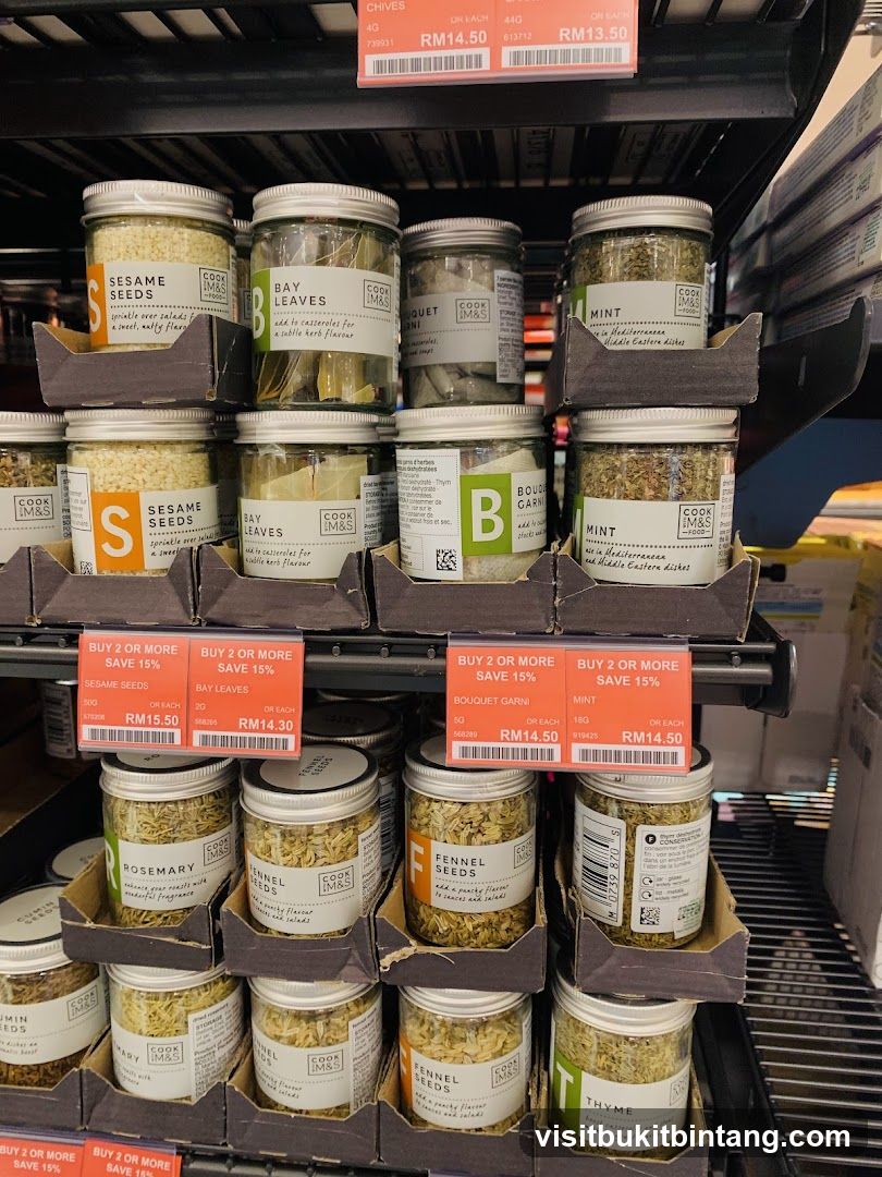 Spices on Shelves