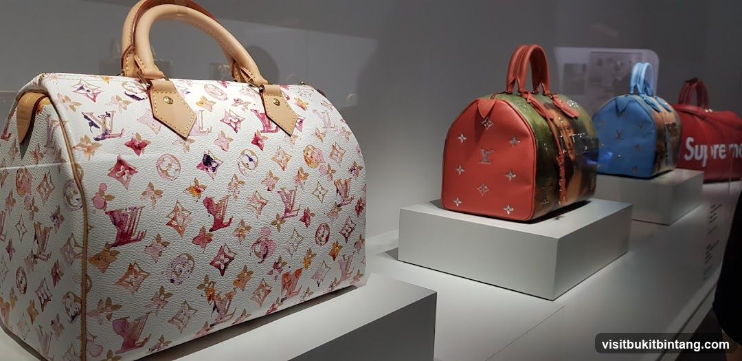 Designer Handbags on Display