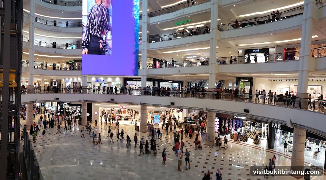 Busy Shopping Mall Interior