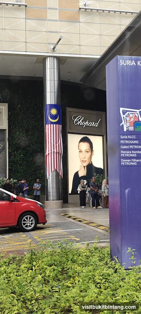 Chopard Advertisement with Malaysian Flag