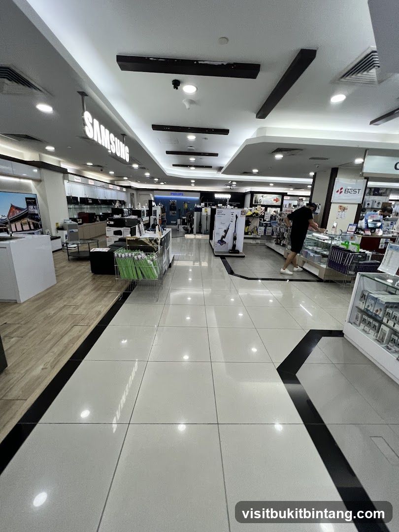 Electronics Store Interior