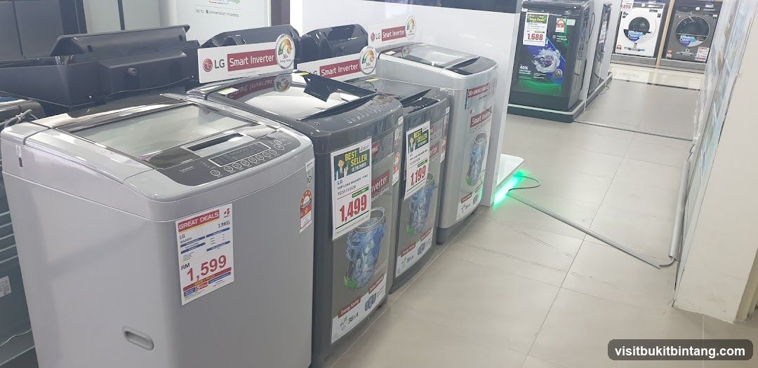 Washing Machines on Display