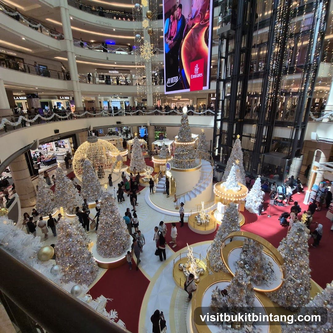 Christmas Decorations in a Mall