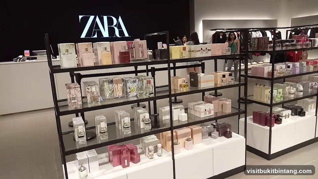 Zara Perfume Display