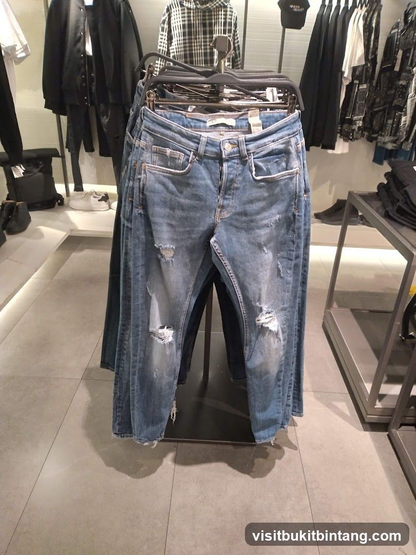 Ripped Jeans Display