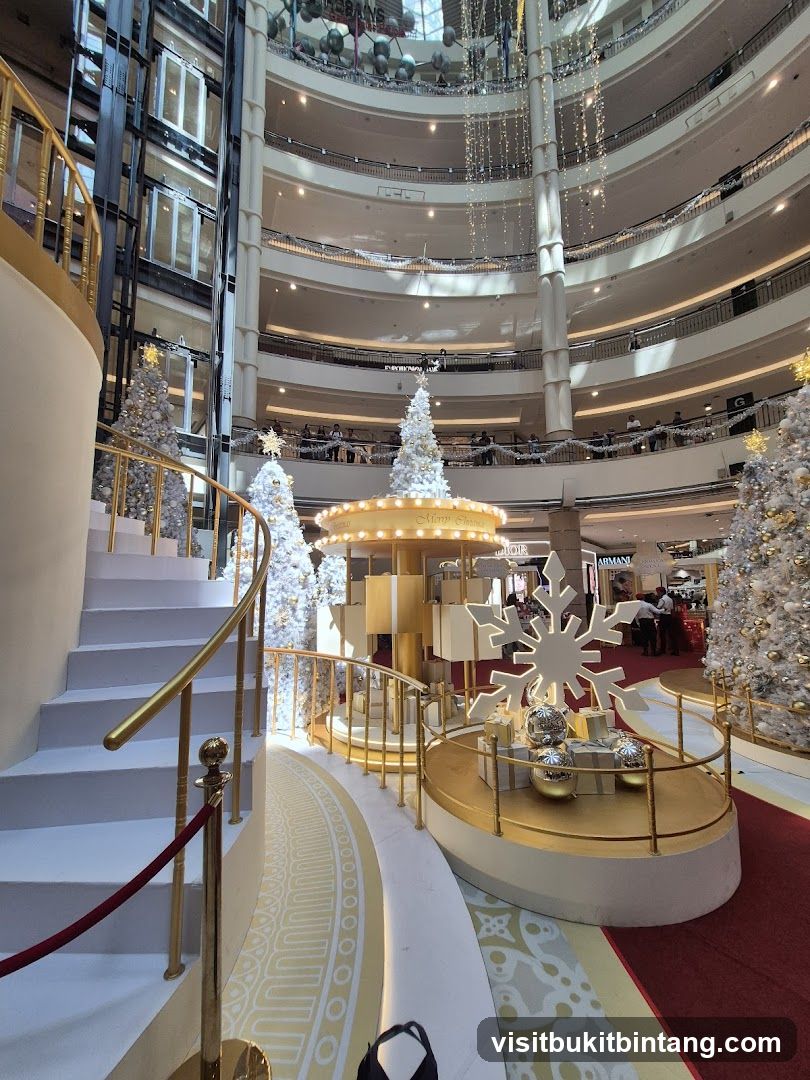 Christmas Decorations in a Mall