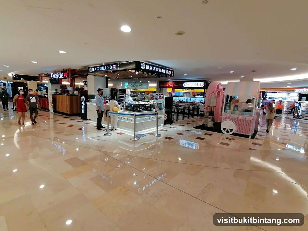 Mall Food Court with Various Stalls