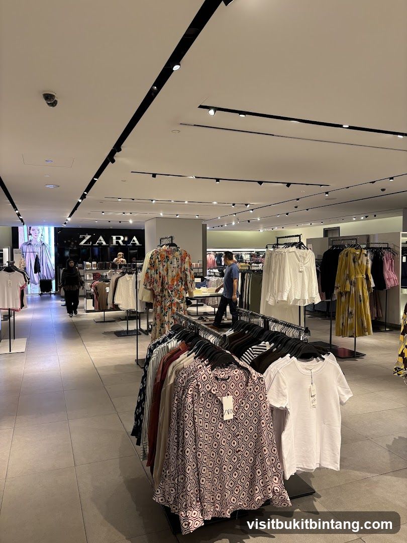 Zara Clothing Store Interior