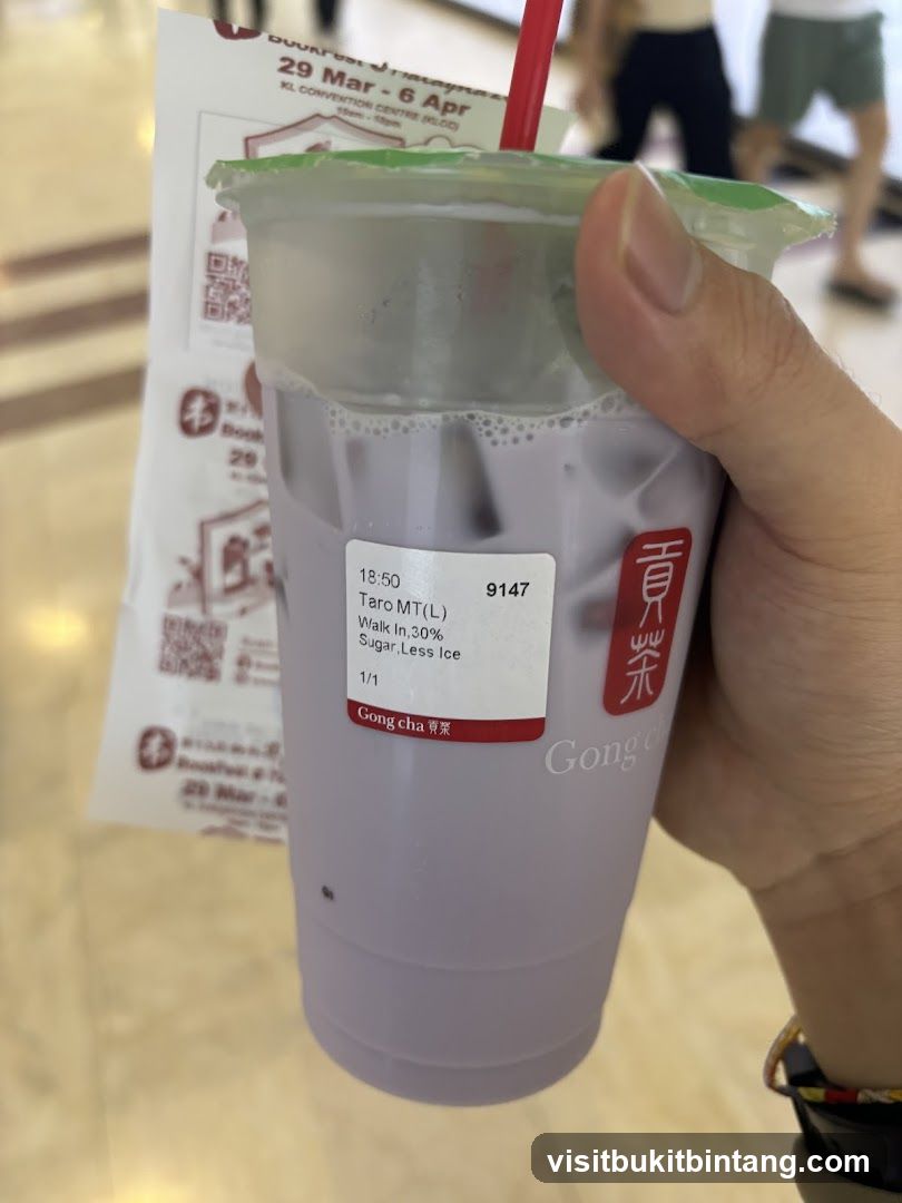 Gong Cha Taro Milk Tea
