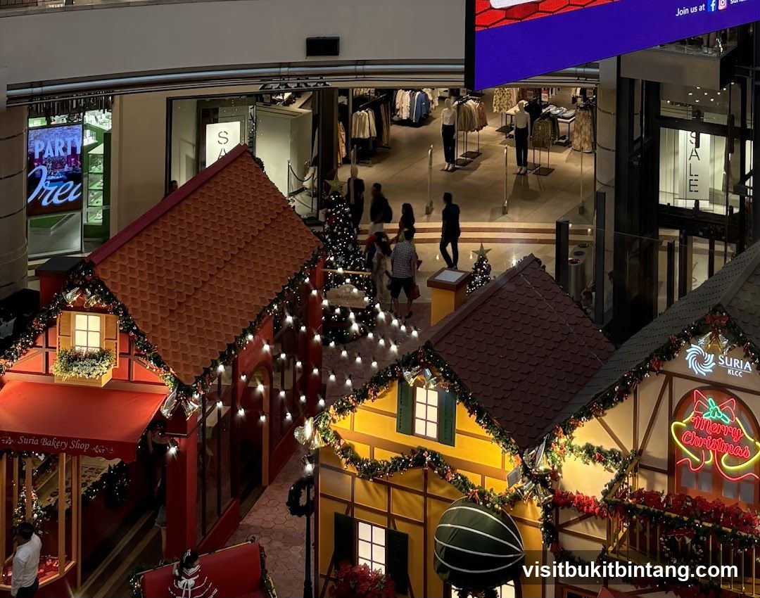 Christmas Decorations in a Mall