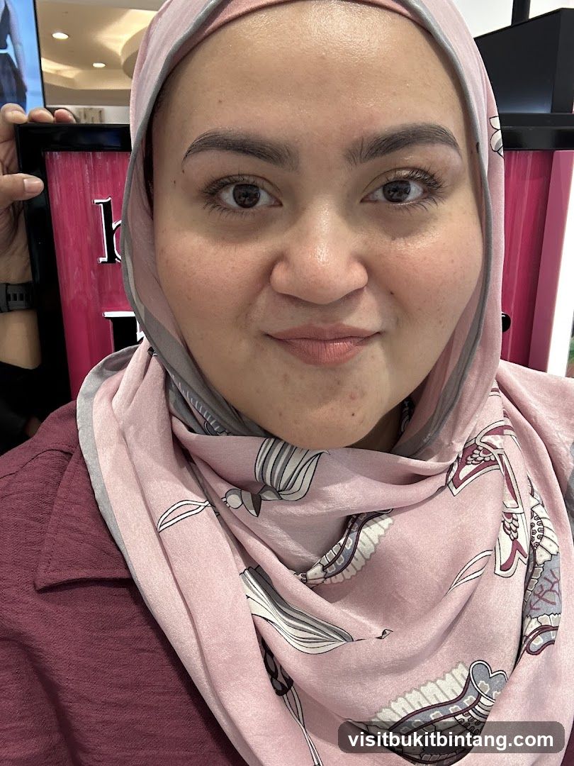 Woman in Hijab and Maroon Shirt