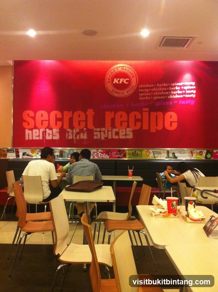 KFC Restaurant Interior