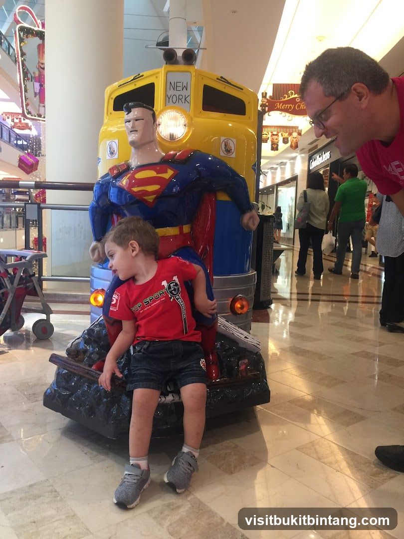 Child on Superman Ride