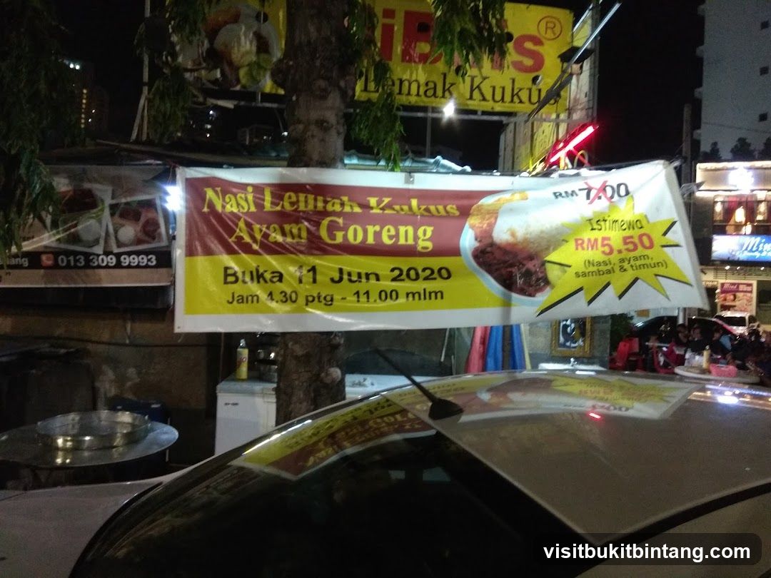 Nasi Lemak Kukus Ayam Goreng Banner