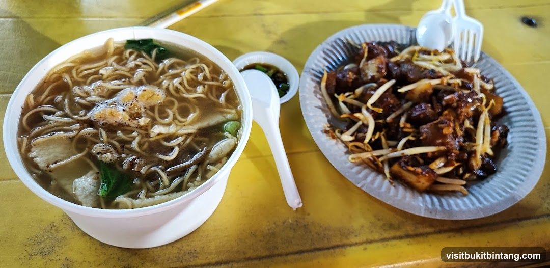 Noodles and Fried Dish