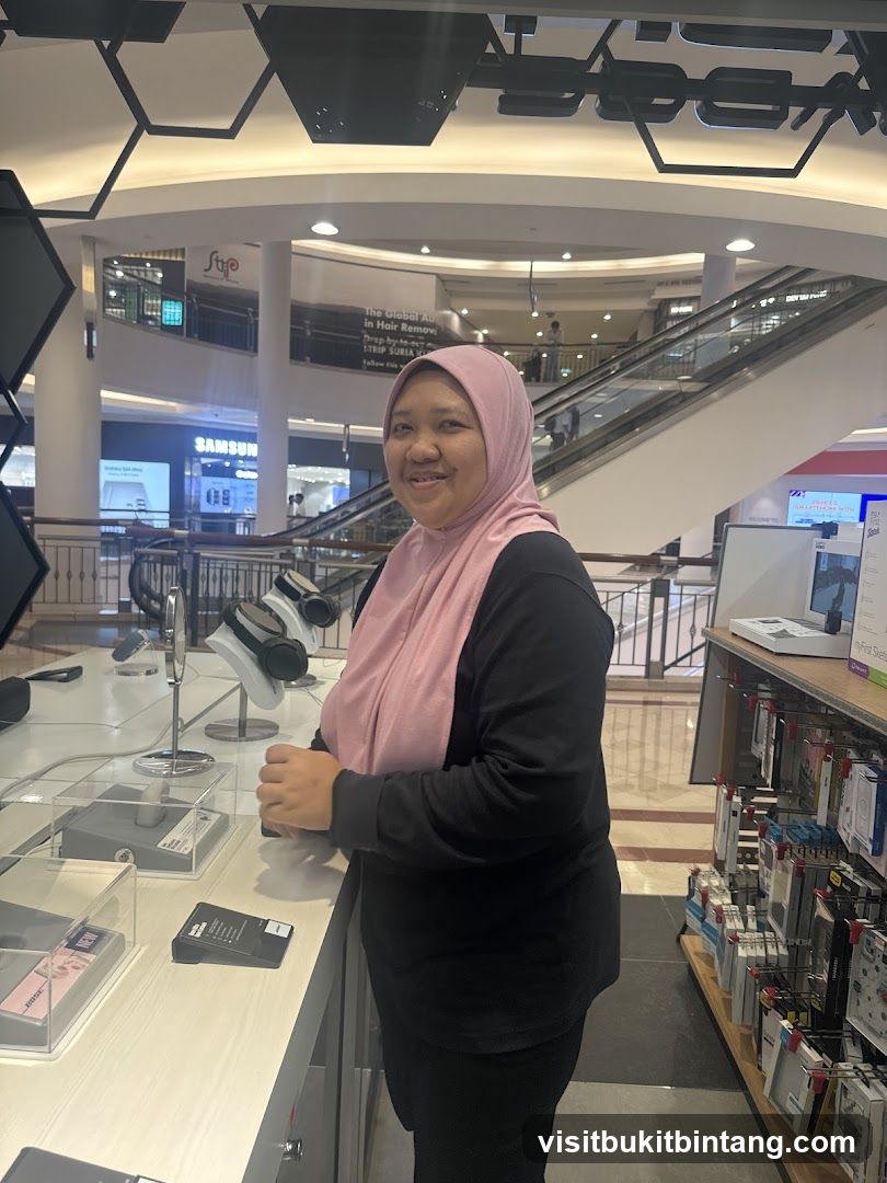Woman in a mall