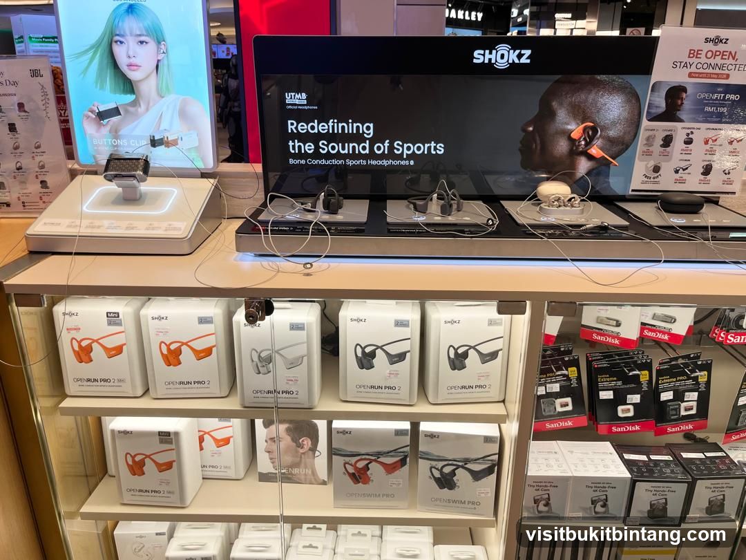 Shokz Headphones Display