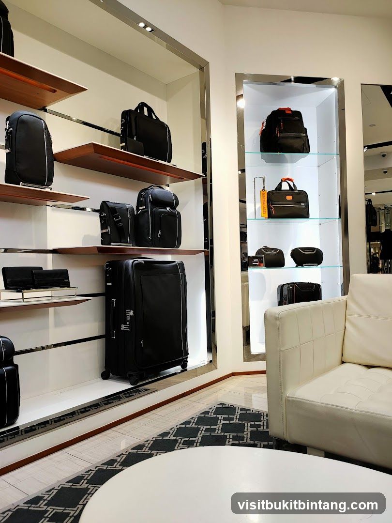 Bags and Luggage Display