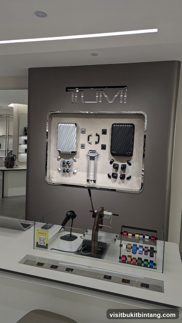 Tumi Luggage Display