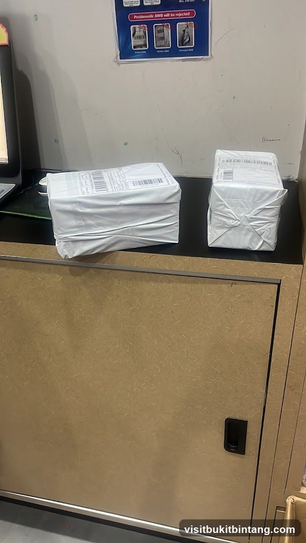 Packages on a Counter