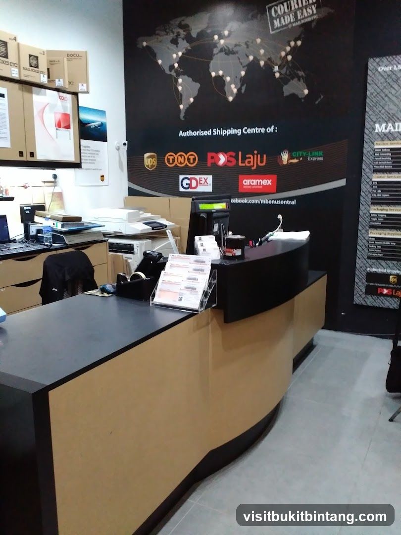 Shipping Centre Counter