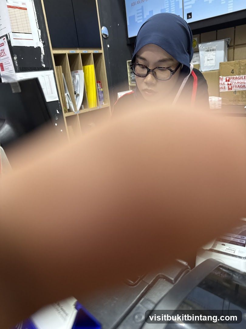 Person at Counter