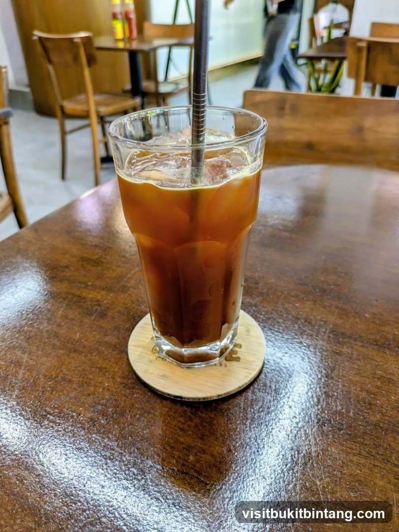 Iced Coffee on Table