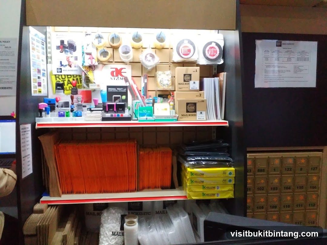 Mailboxes and Office Supplies