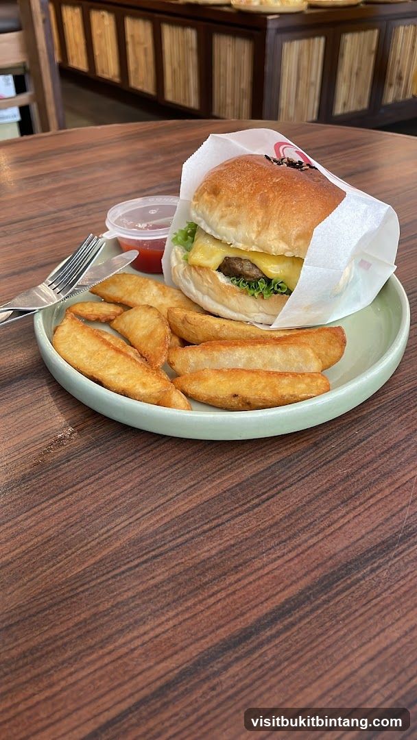 Burger and Fries