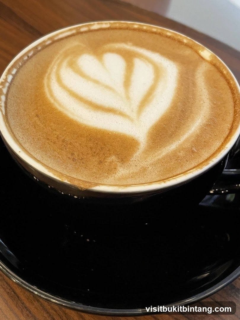 Latte with Heart Art