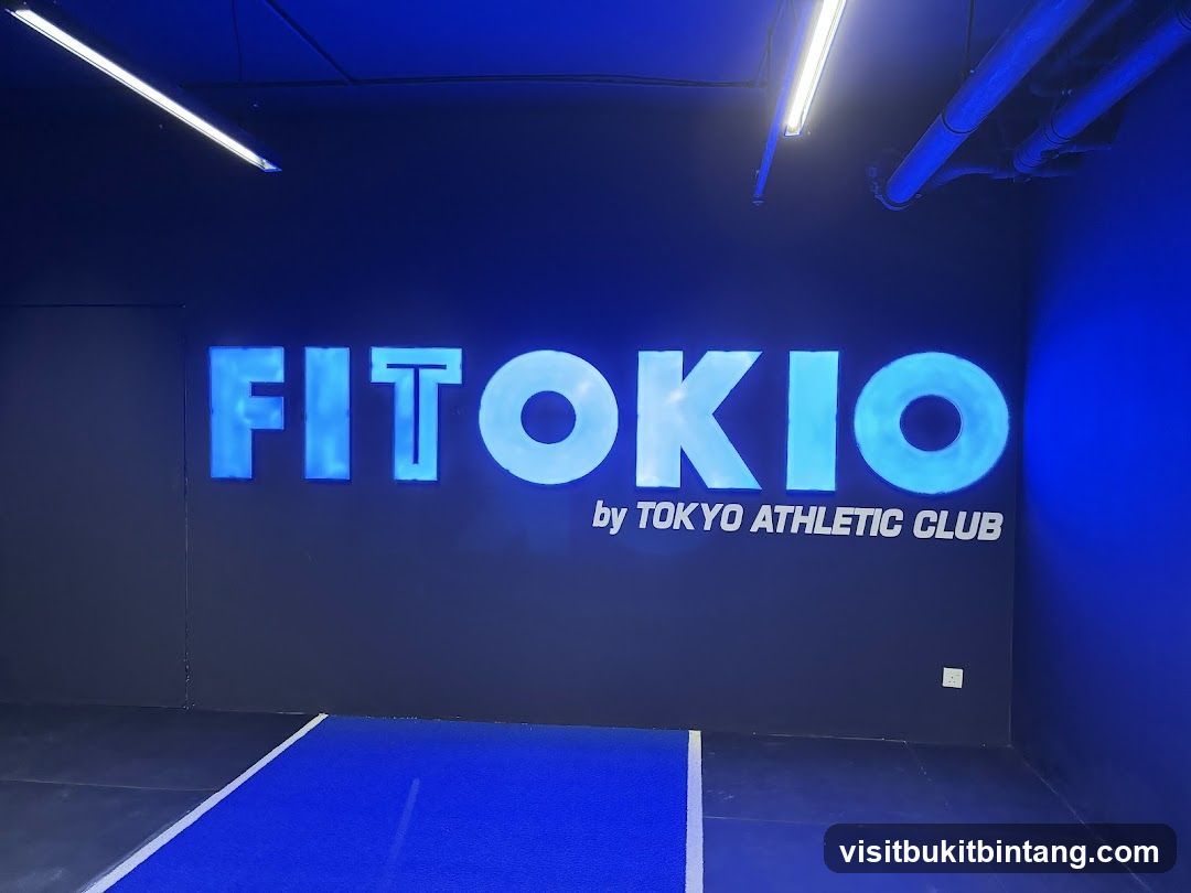 Gym Interior with Logo