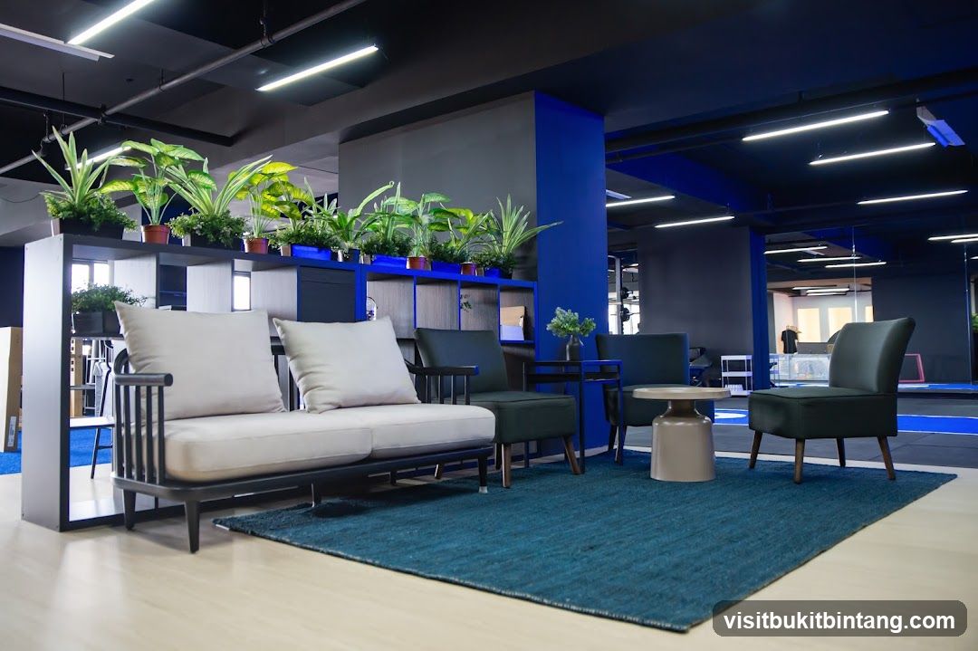 Modern Waiting Area with Plants