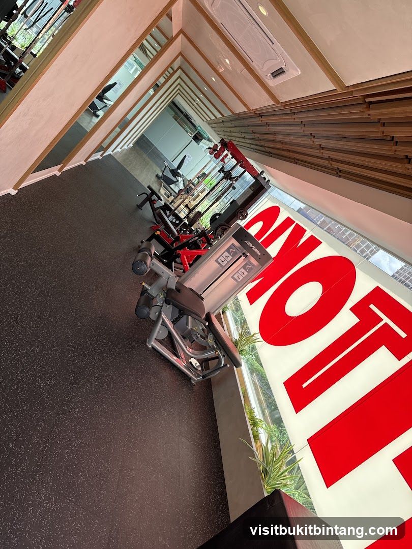 Gym Interior with Exercise Equipment