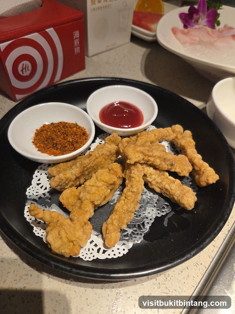 Fried Chicken Strips with Dipping Sauces
