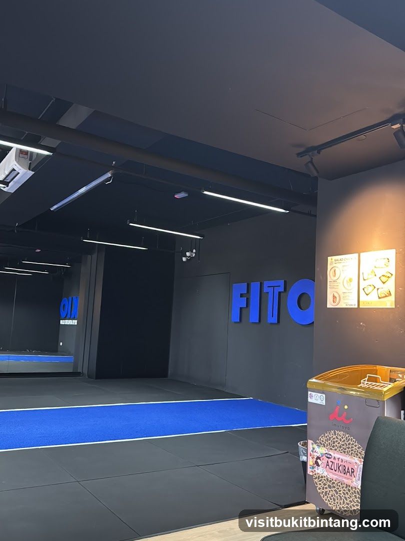 Gym Interior with Branding