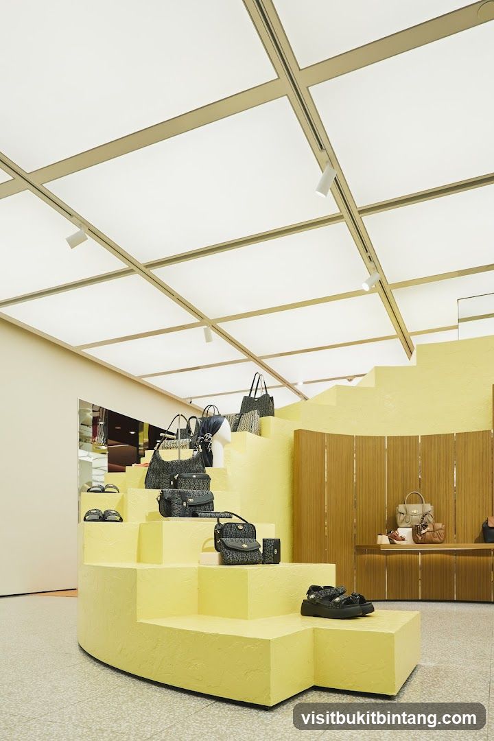 Store Display with Handbags and Shoes
