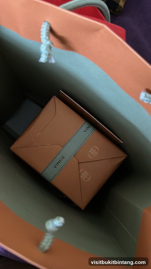 Gift bag with branded box