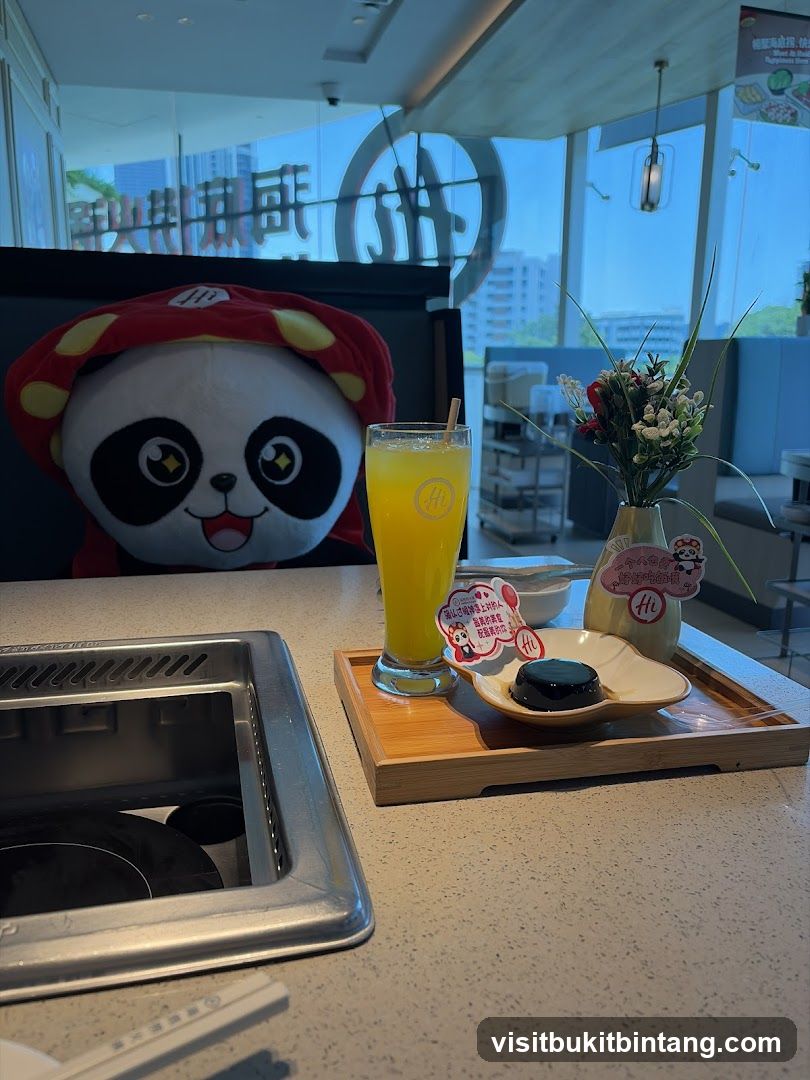 Panda Plush Toy and Drink
