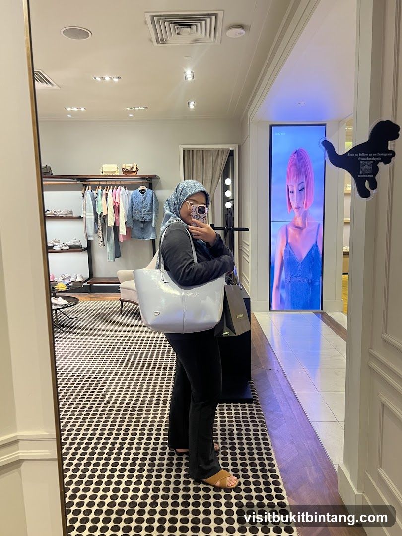 Woman in a store