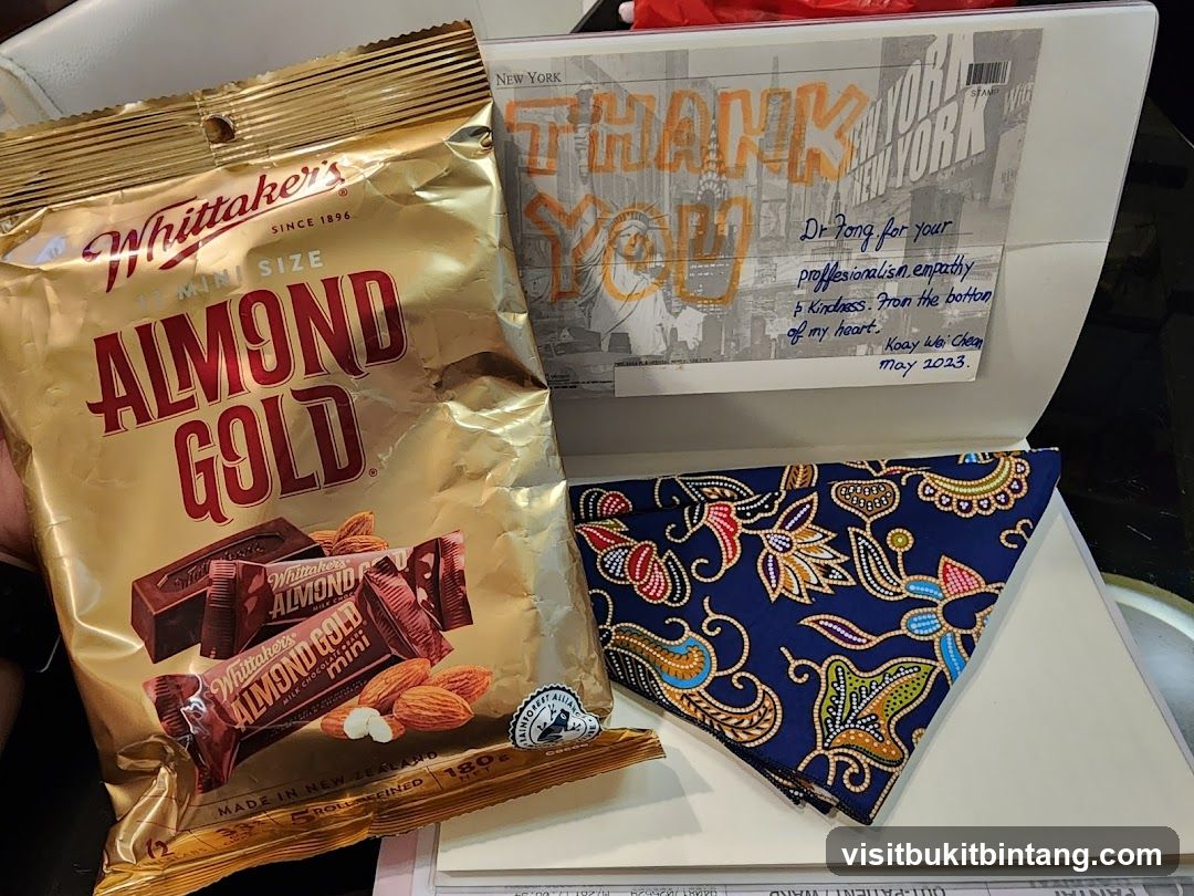 Gift of Whittaker's Almond Gold Chocolates