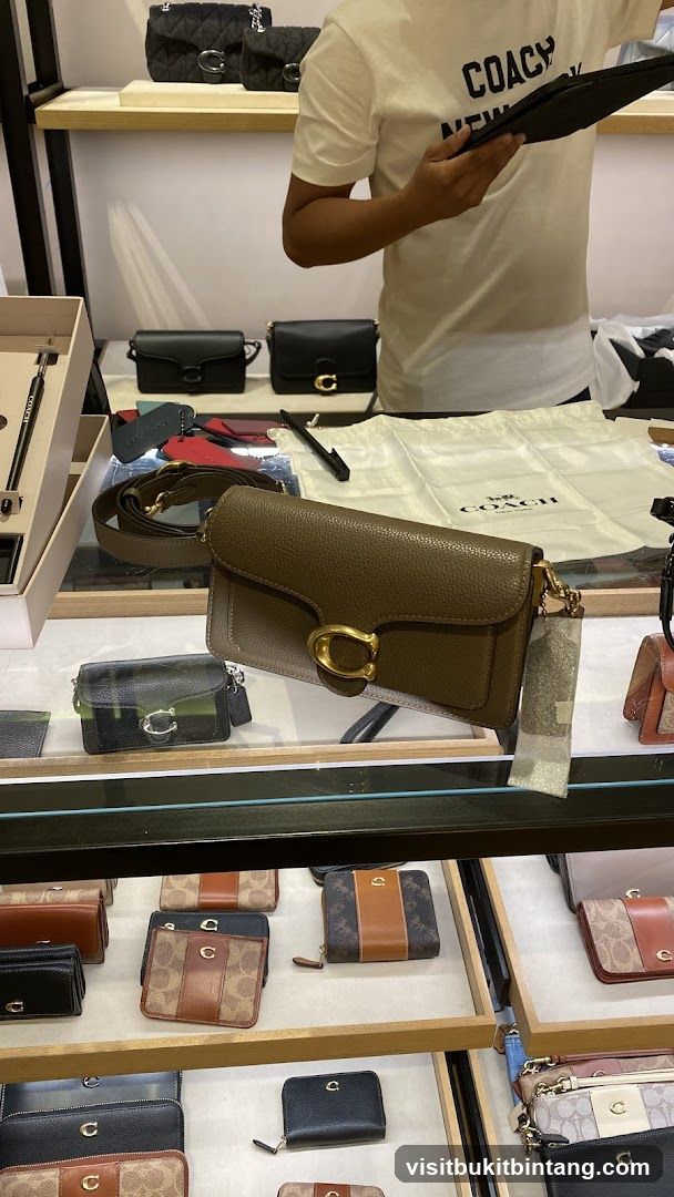 Coach Handbags and Wallets Display