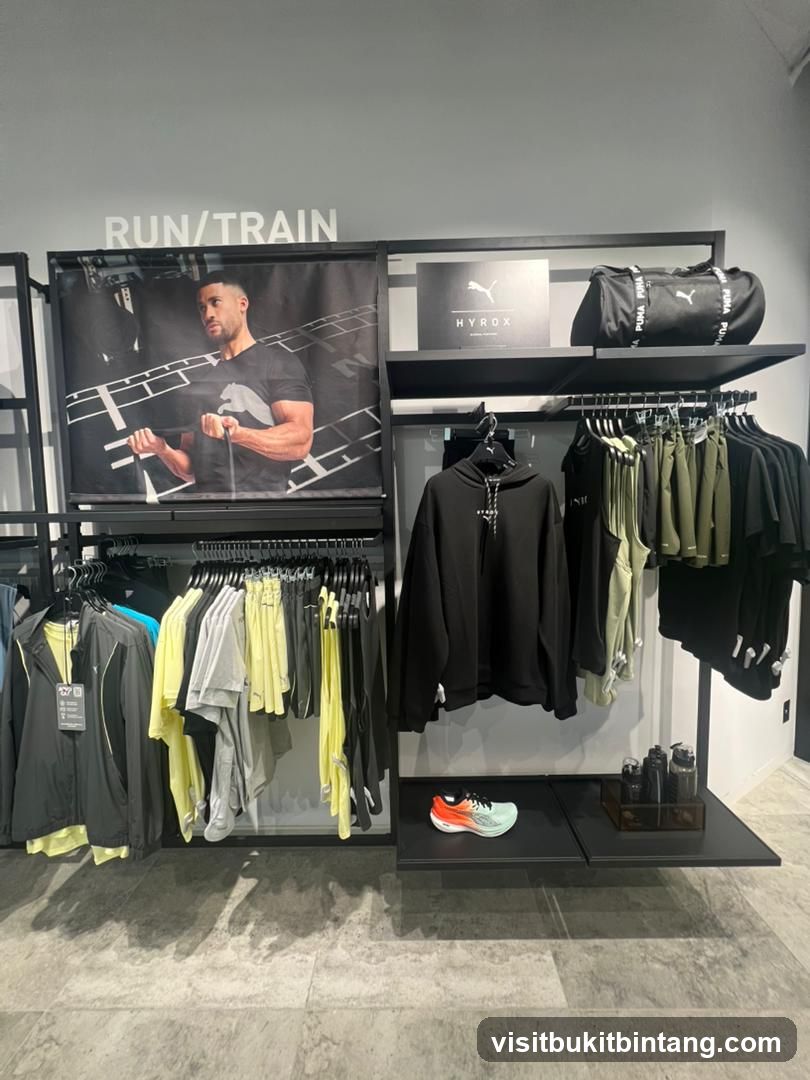 Puma Run/Train Apparel Display