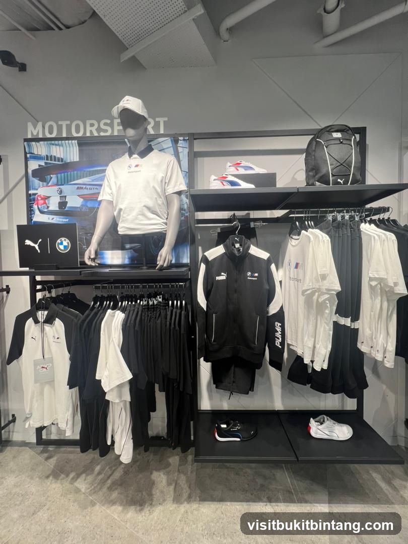 Puma Motorsport Apparel Display