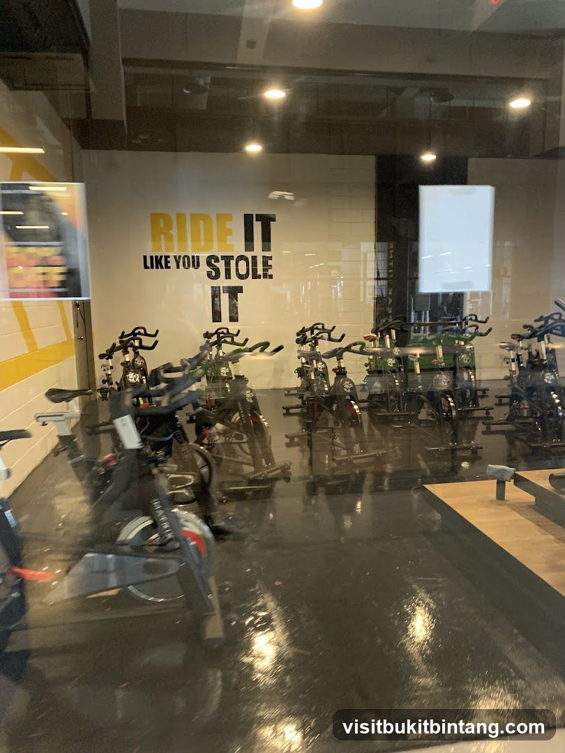 Spin Bikes in a Gym