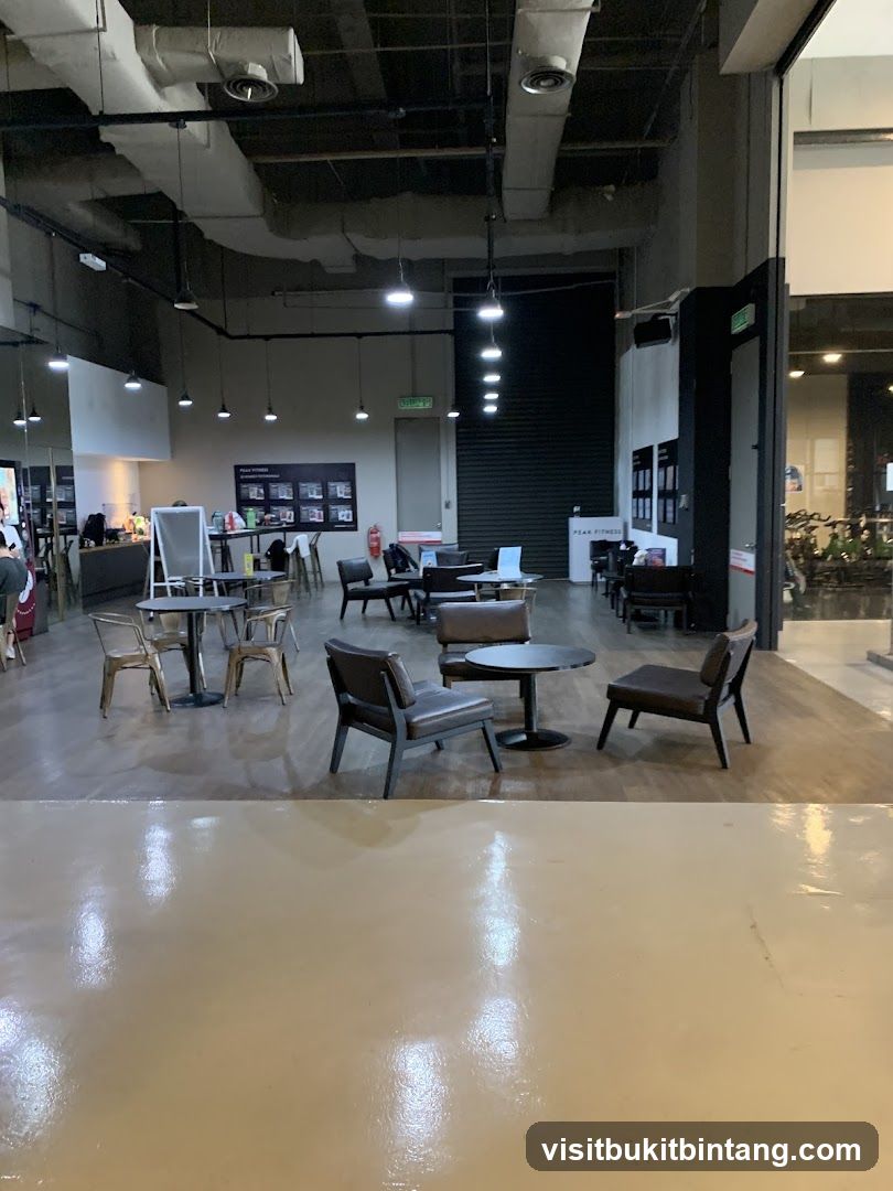 Gym Lobby Seating Area